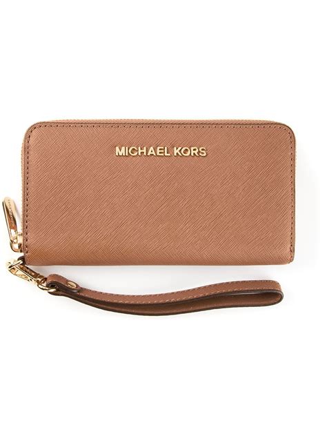 michael kors beige wallet|Michael Kors Wallet for sale.